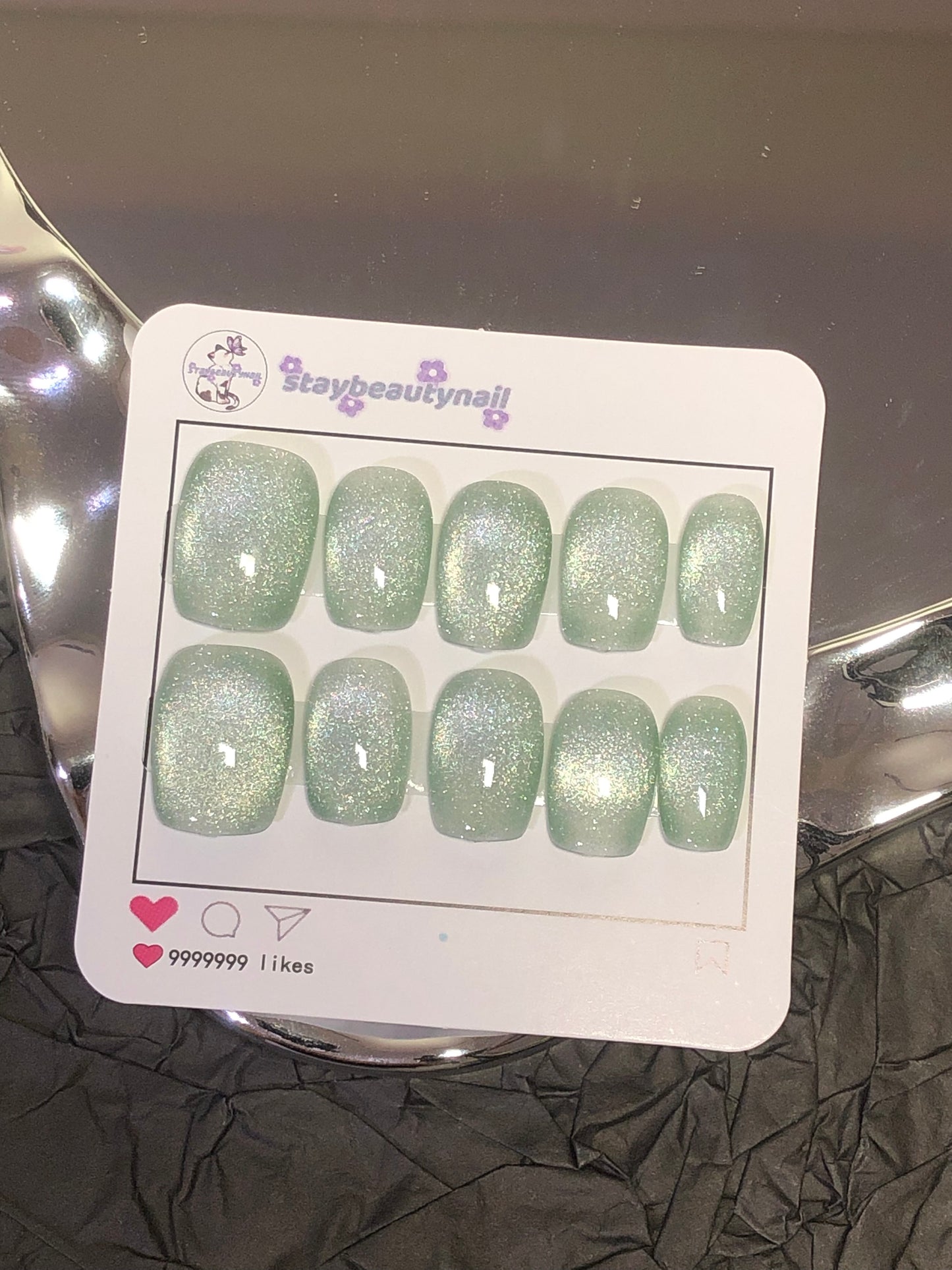 Cateye Press On Nail