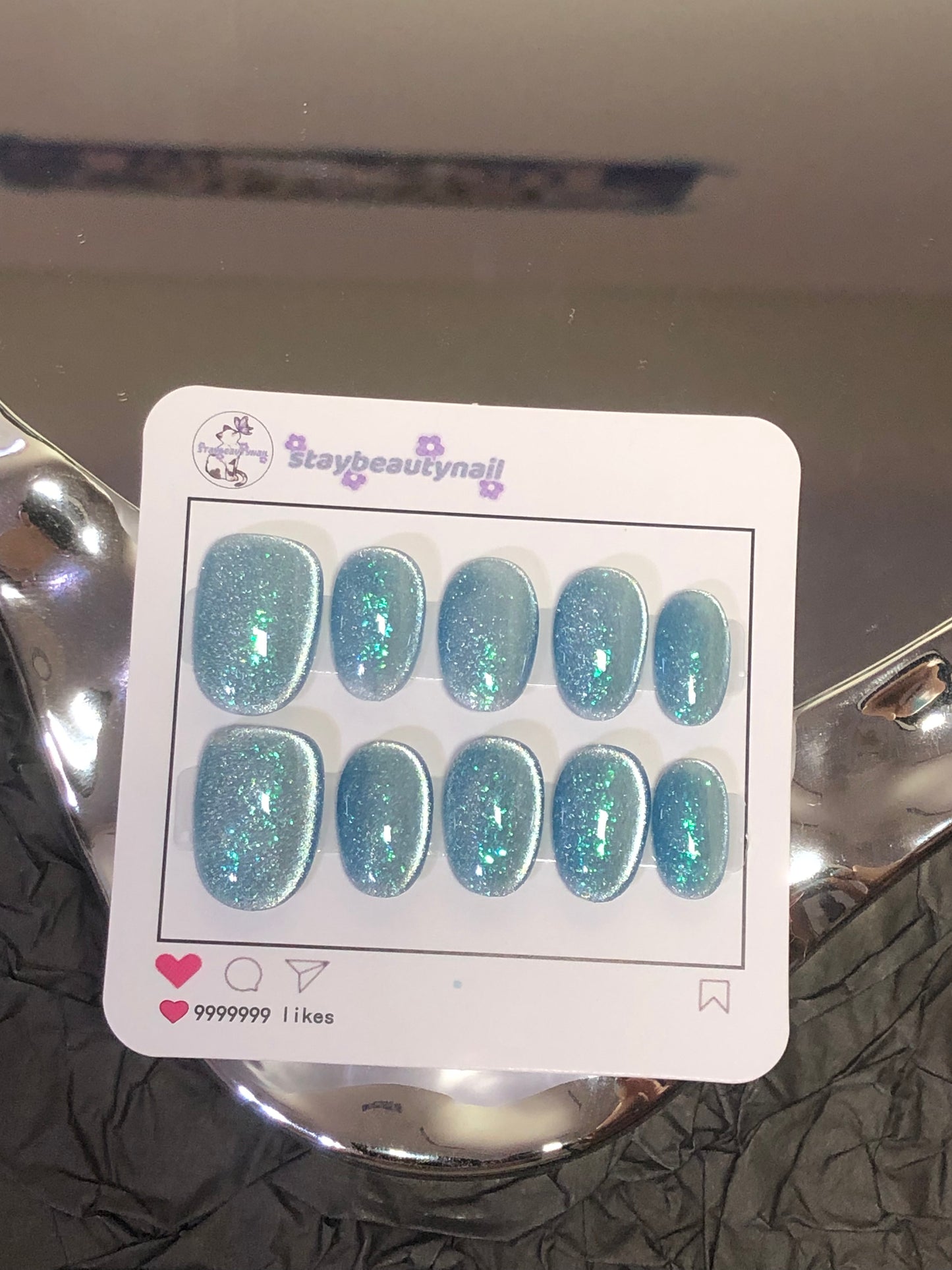 Cateye Press On Nail