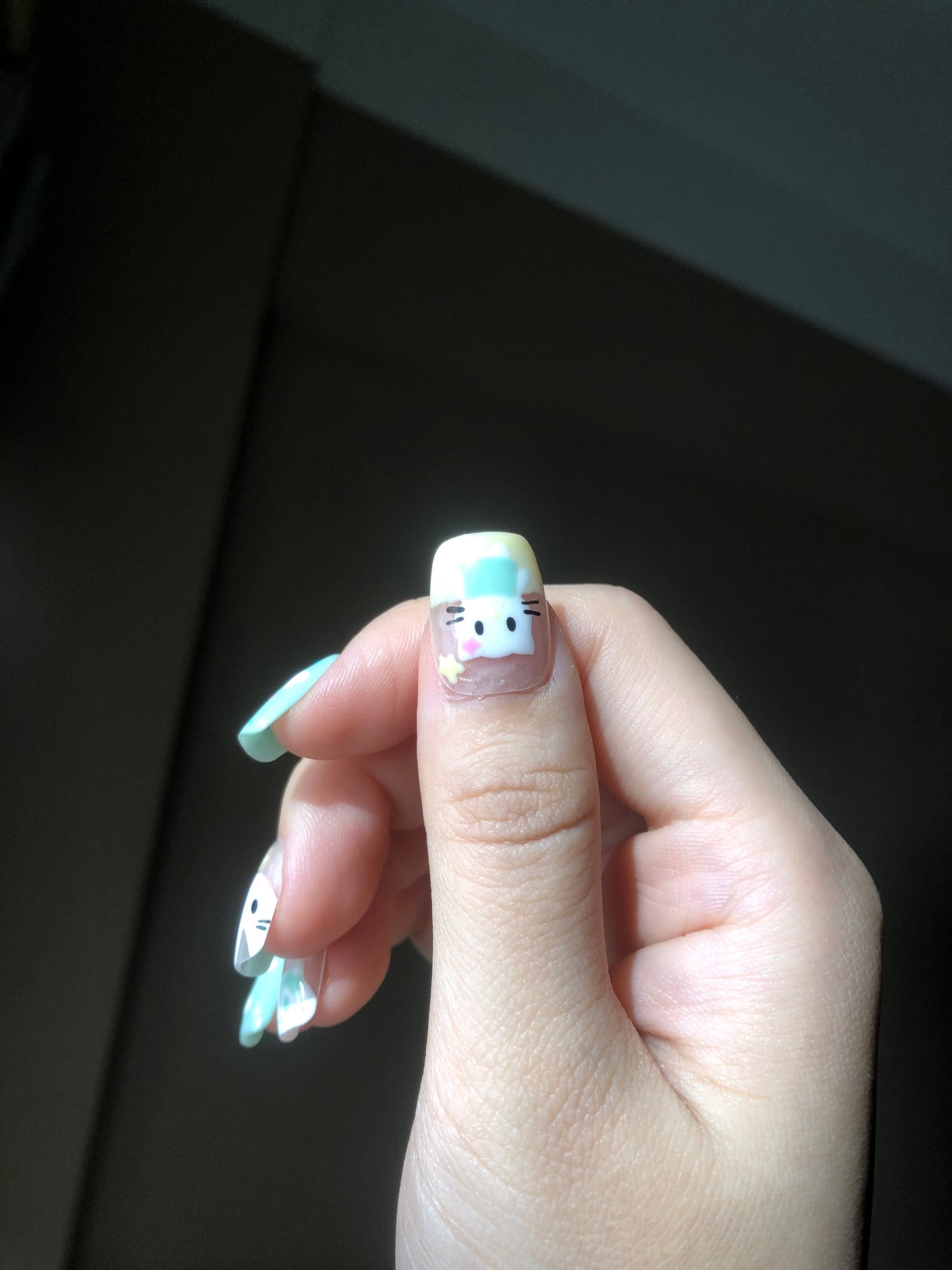 Spring Kitty AB Style Press On Nail